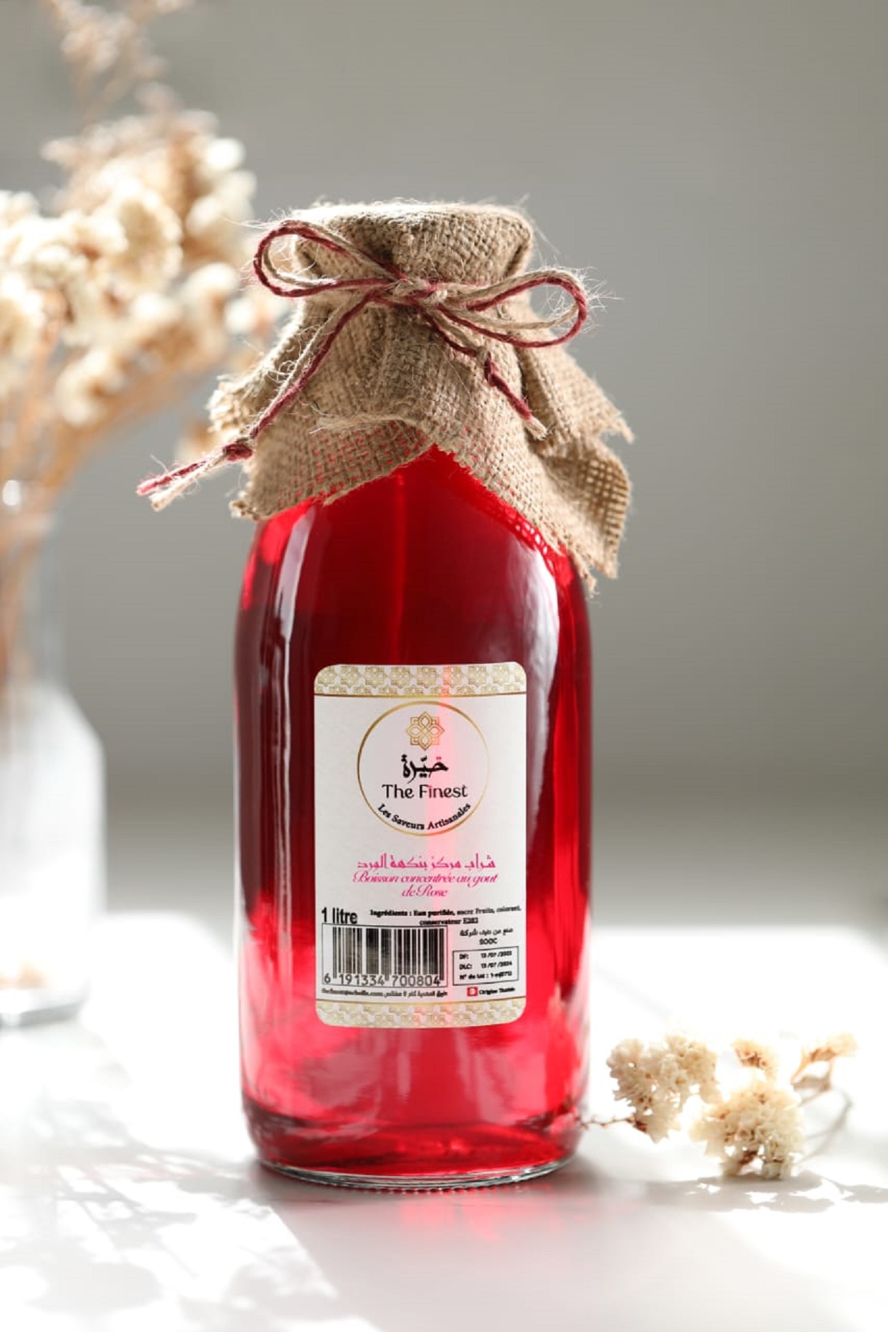 Boisson au gout de rose 400ml